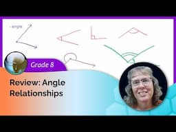 Review of basic angle relationships (7th/8th grade math)