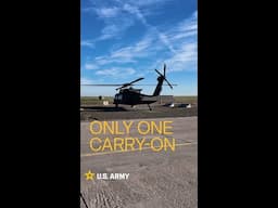 Only ONE Carry-On! | U.S. Army