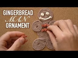 DIY Macrame Tutorial: Holiday/Christmas - String Gingerbread Ornaments with Felt!