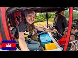 TUK TUK Through Most REMOTE Part of Cambodia