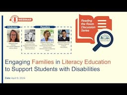 Reading the Room - Engaging Families in Literacy Education to Support Students with Disabilities