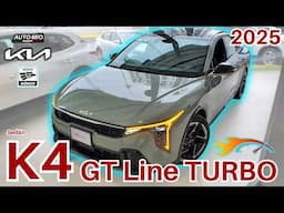 KIA K4 Sedán GT LINE TURBO TA 2025 | Todos los Detalles $$$ | Ficha técnica #kiak4 #kia #k4