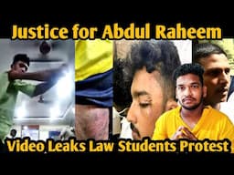 Abdul Raheem | Law Student Issue Explained | Abdul Raheem Video