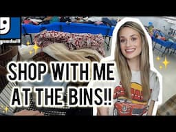 Thrift With Me at the Goodwill Outlet (Bins) for Items to Resell on Poshmark for a Profit!! $$$