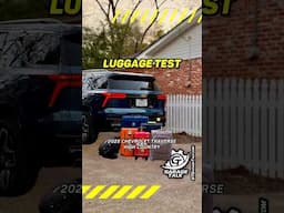 Luggage Test // 2025 Chevrolet Traverse High Country #shorts