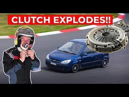 Hyundai Getz Clutch Explosion & Replacement | Track Day Mishap!