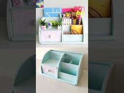 DIY Desk Organizer #shorts #art #paper_craft #youtubeshorts #diy #short #artideas