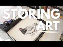 How I Protect My Art 🖼️ Preserving and Storing Watercolour Paintings Correctly