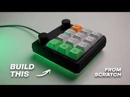 DIY Macro Pad Keyboard Build from Scratch with Custom PCB and Mechanical Switches