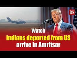 US military aircraft carrying deported Indians lands at Amritsar airport | Donald Trump