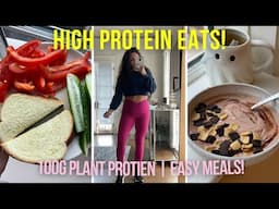 High Protein Day of Eats! 100+G Plant Protein!