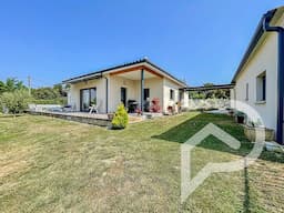 Maison récente - vue Pyrénées - piscine, garage et T1 bis