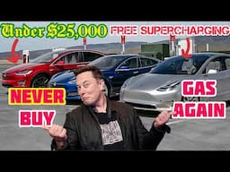 Buying a Used Tesla, With Free Supercharging, For Under $25,000, Might Be A Good For You in 2024!