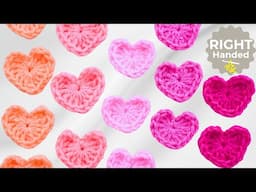 FASTEST Way to Crochet a Heart in Just 2 Minutes!