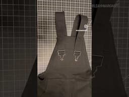 Adding Buckles to Overalls #sewing #diy #howto #sew