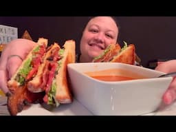 BLT and Tomato Soup Mukbang