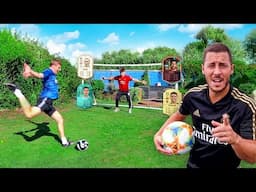 FOOTBALL CHALLENGES vs EDEN HAZARD