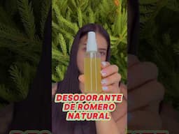 Desodorante de romero NATURAL Y CASERO #trucosytips #tips #losmejorestips #belleza #tipsytrucos