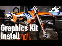 How to Install a Graphics Kit on a Motocross Bike