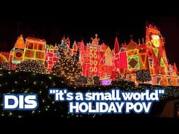 "it's a small world" Holiday POV | Disneyland Park