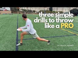 3 Simple Drills to Throw a Frisbee Like a PRO!! (When You're Alone)