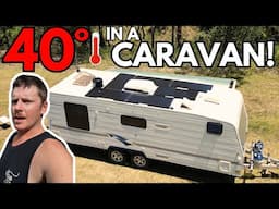 Running our caravan air conditioner OFF GRID // Gloucester NSW