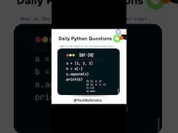 What Will be the output of this code ? 🚀💡 #Python #CodingChallenge #coding #programming