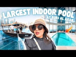 Largest indoor pool at Burj al Arab Dubai | HINDI | WITH ENGLISH SUBTITLES |