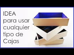 ¡¡Mira como APROVECHAR Cajas de Madera o cualquier material!! - Ecobrisa