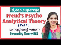 Psycho Analytical Theory - Part 1/Personality Theory/Sigmund Freud