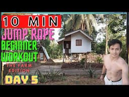 10min Jumping rope after work exercise| For beginners (DAY 5)