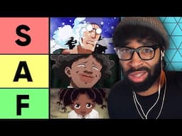 Black People Rate Black Anime Characters' Hair