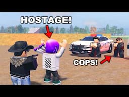 I WAS HELD AT GUN POINT! COPS CALLED! (Roblox RP)