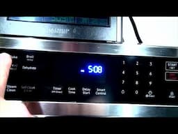 Samsung Delay Cook and Cook Timer