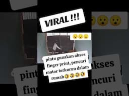 AKSI PENCURI MOTOR TERKURUN DALAM RUMAH KORBANNYA, VIRAL DI SOSIAL MEDIA 🤣🤣🤣