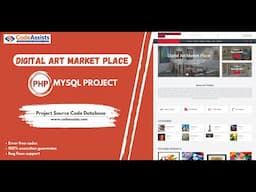 Digital Arts Market Place - PHP MySQL BootStrap Responsive Latest Project