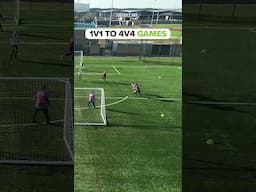 1v1 to 4v4 games