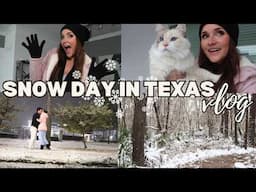 Gypsy Housewife Cozy Winter Snow Vlog | Texas Snowstorm 2025