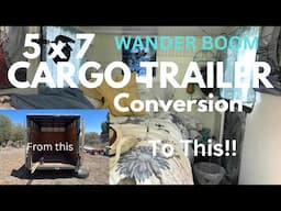 Small 5x7 Cargo Trailer Conversion