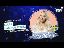 Klara Hammarström - On And On And On / Melodifestivalen 2025 / Eurovision Sweden / Interview