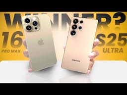 Samsung Galaxy S25 Ultra vs iPhone 16 Pro Max - 16 Pro Max KILLER!