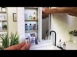 DIY Miniature Dollhouse Bathroom Items