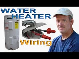 How to Wire a Water Heater and Hook up the wire connections when replacing a water heater.