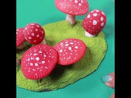 Clay Diorama: Mushroom Forest | Whimsical Air-Dry Clay Creation | Fun DIY Project for Kids