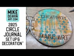 Circle Journal Set Up & Decoration for 2025