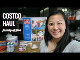 $144 Costco Haul with New Finds + HEB Haul | Taste Test | Family of Five | Grocery Haul