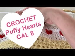 CROCHET PUFFY HEARTS #StayHome #WithMe CAL 8