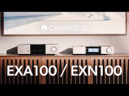 Cambridge Audio EXA100 integrated amp and EXN100 music streamer | Crutchfield