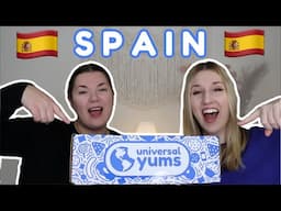 TASTING SPANISH SNACKS 🇪🇸 | Universal Yums | Super Yum Box | January 2025 | SPAIN