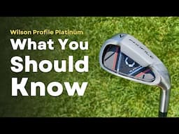 Wilson Profile Platinum Golf Clubs Review (Amazon Golf Clubs Review)